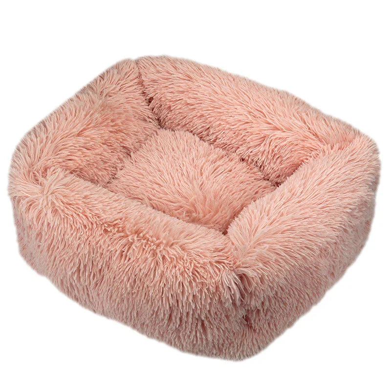 FurHaven Deluxe Dog Lounger | Lang pluche, wasbaar bed voor honden en katten