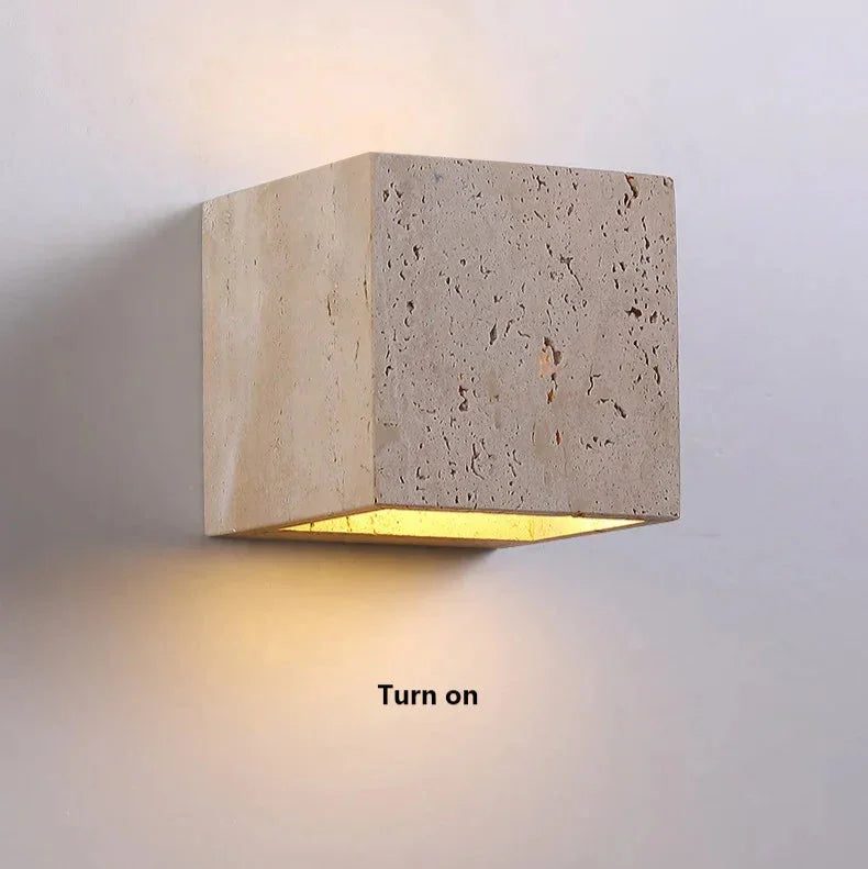 Vadalie Travertine Wandlamp
