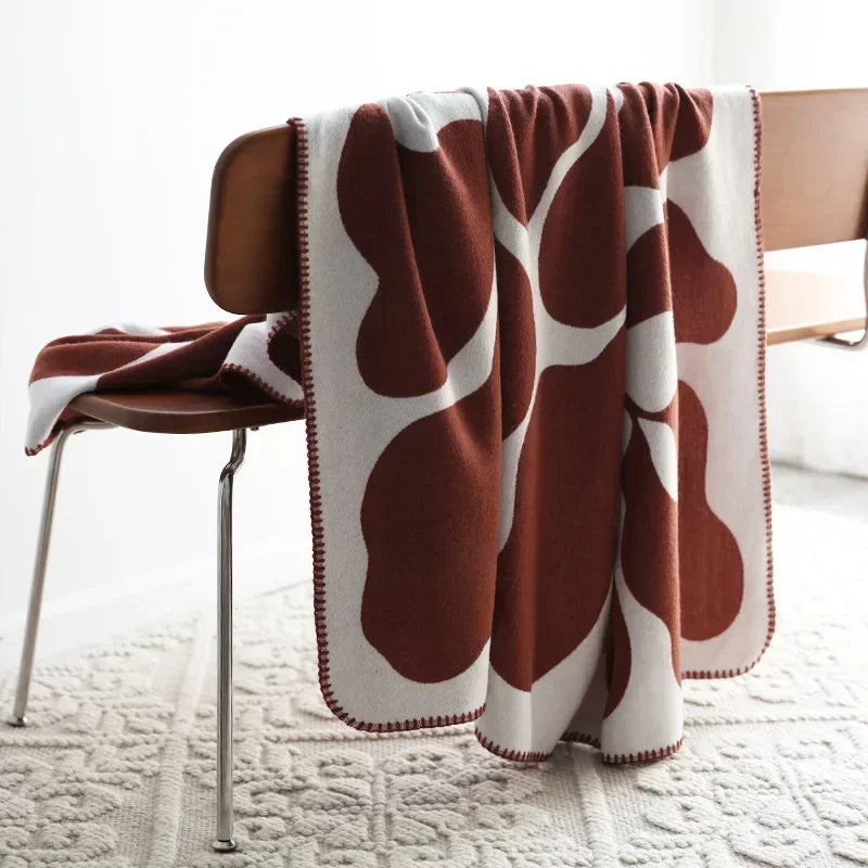NordLuxe | Jacquard Woondeken | Imitatie Kasjmier | Zacht & Warm | Sofa-deken & Beddeken in Noordse Stijl