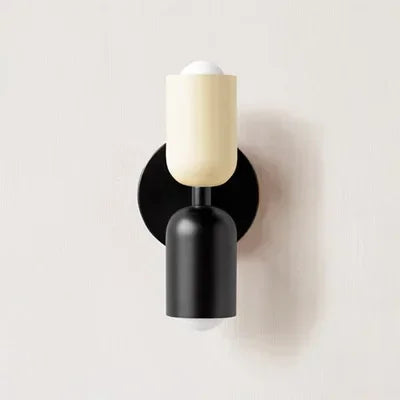 Moderne wandlamp in japandi-stijl