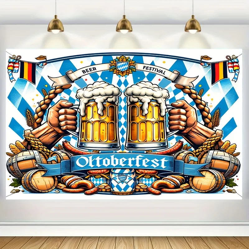 Banner in Oktoberfest-design – Proost Banner Oktoberfest 2026