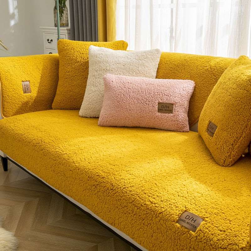 Ultra Zachte Lam Cashmere Bankhoes – Pluche Effect & Antislip