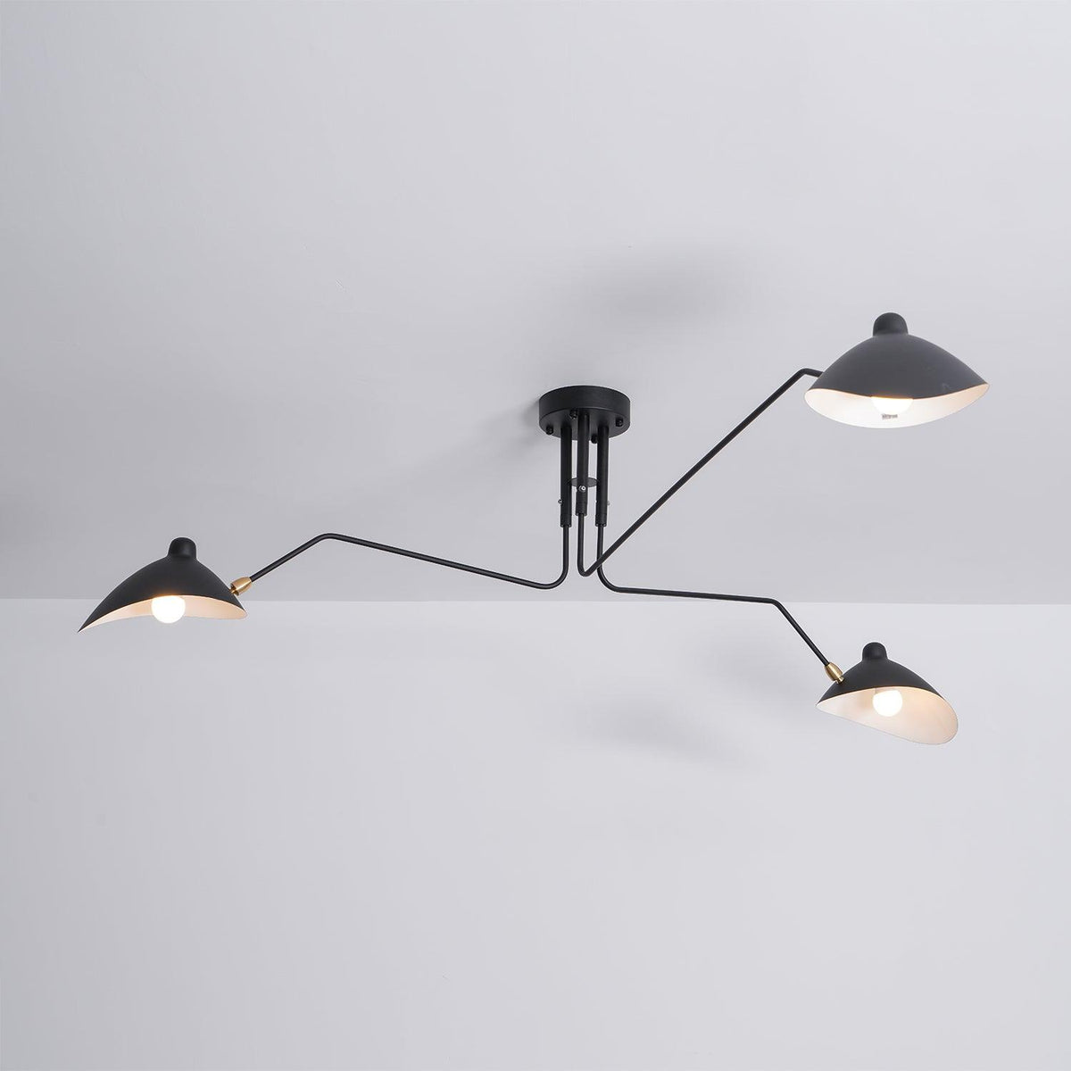 Jaler Industrie Drie Arm Plafondlamp