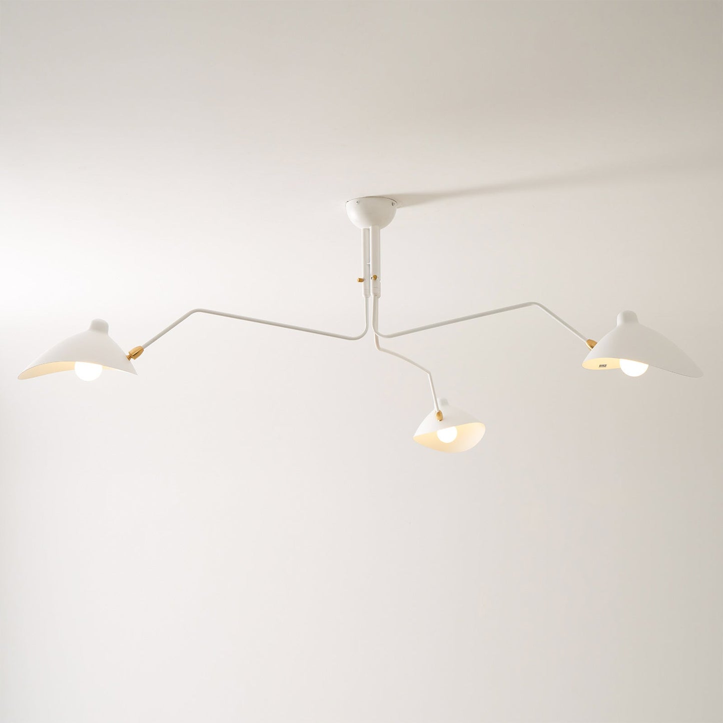 Lustra Plafondlamp Drie Armen Minimalistisch