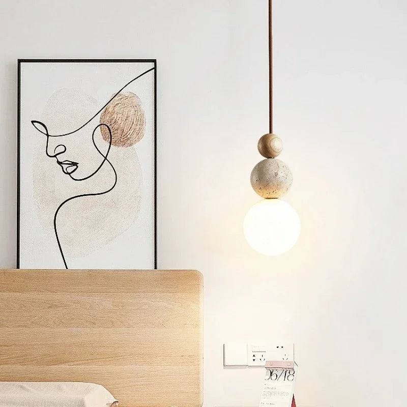 Moderne hanglamp met sferische details