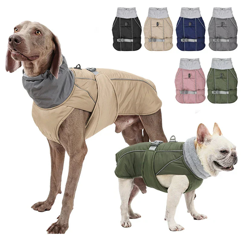 FurShield Winter Hondenjas | Waterdichte & Warme Katoenen Vacht voor Huisdieren
