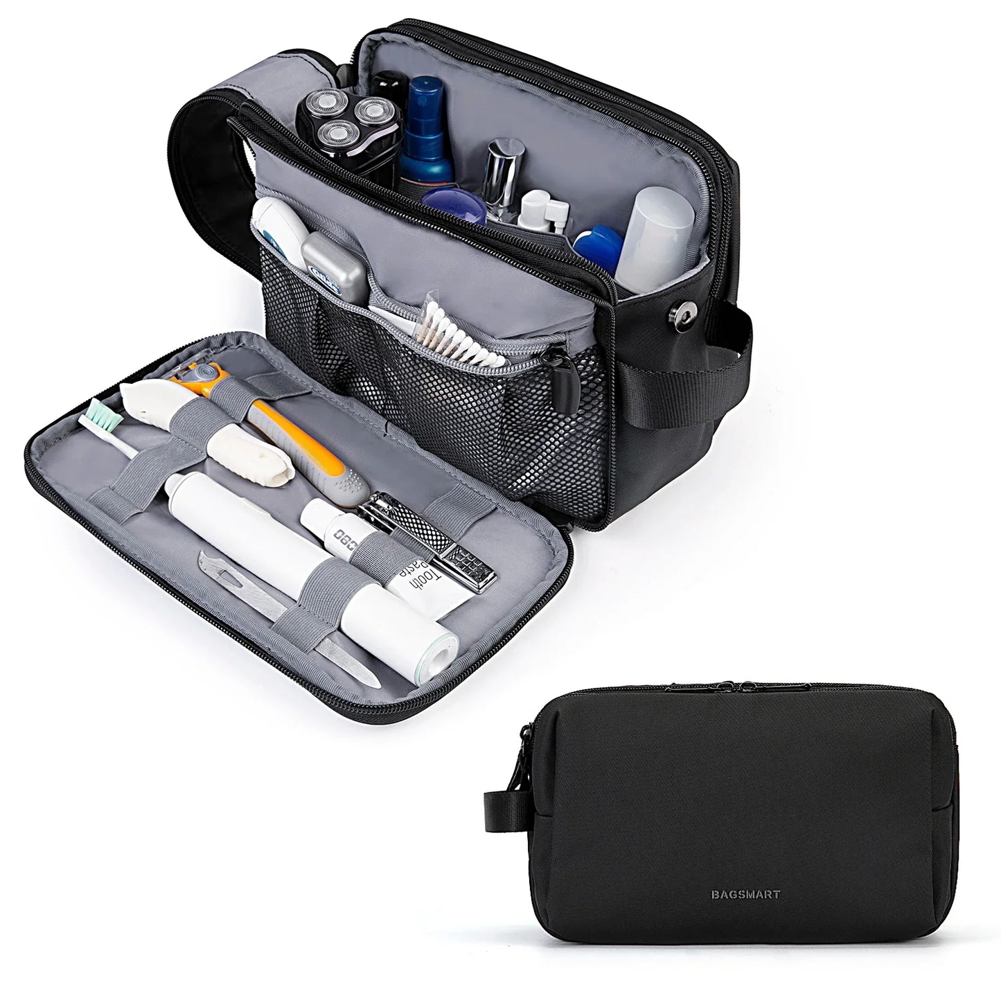Kosmetixo Waterdichte Kosmetictas voor Dames & Heren | Lichte Toilettas in S/M/L | Reisaccessoires voor Verzorgingsproducten & Make-up | Unisex Reisorganizer