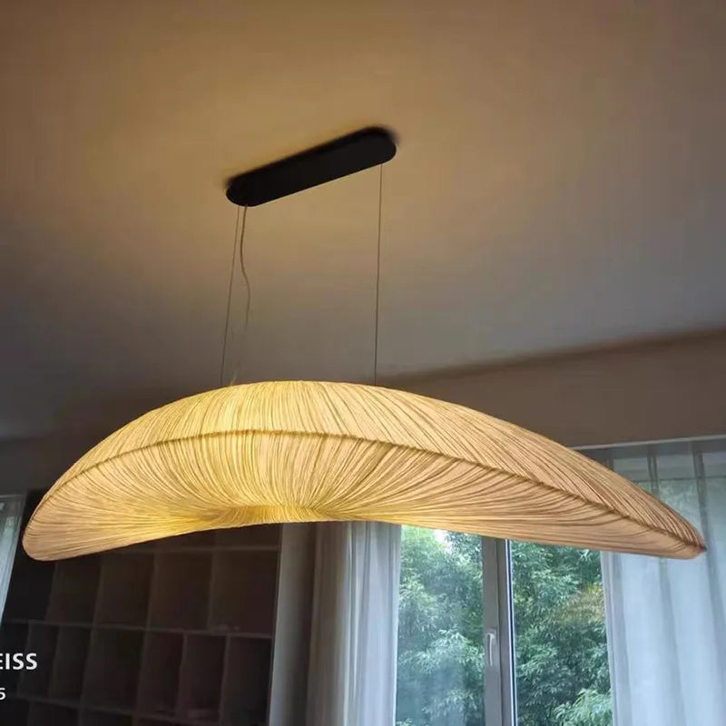 Aurelia LED Hanglamp In Wit Met Zeilstof Kroonluchter