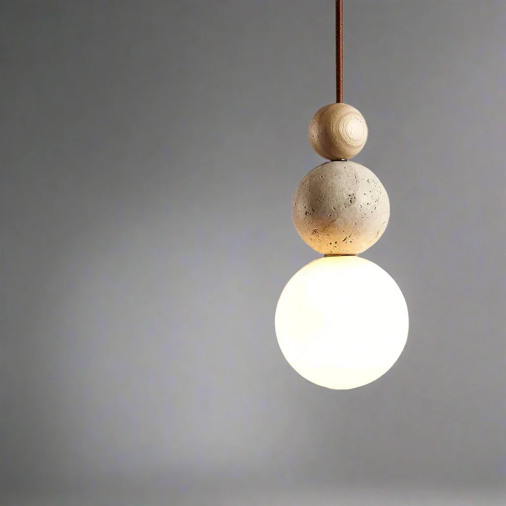Moderne hanglamp met sferische details