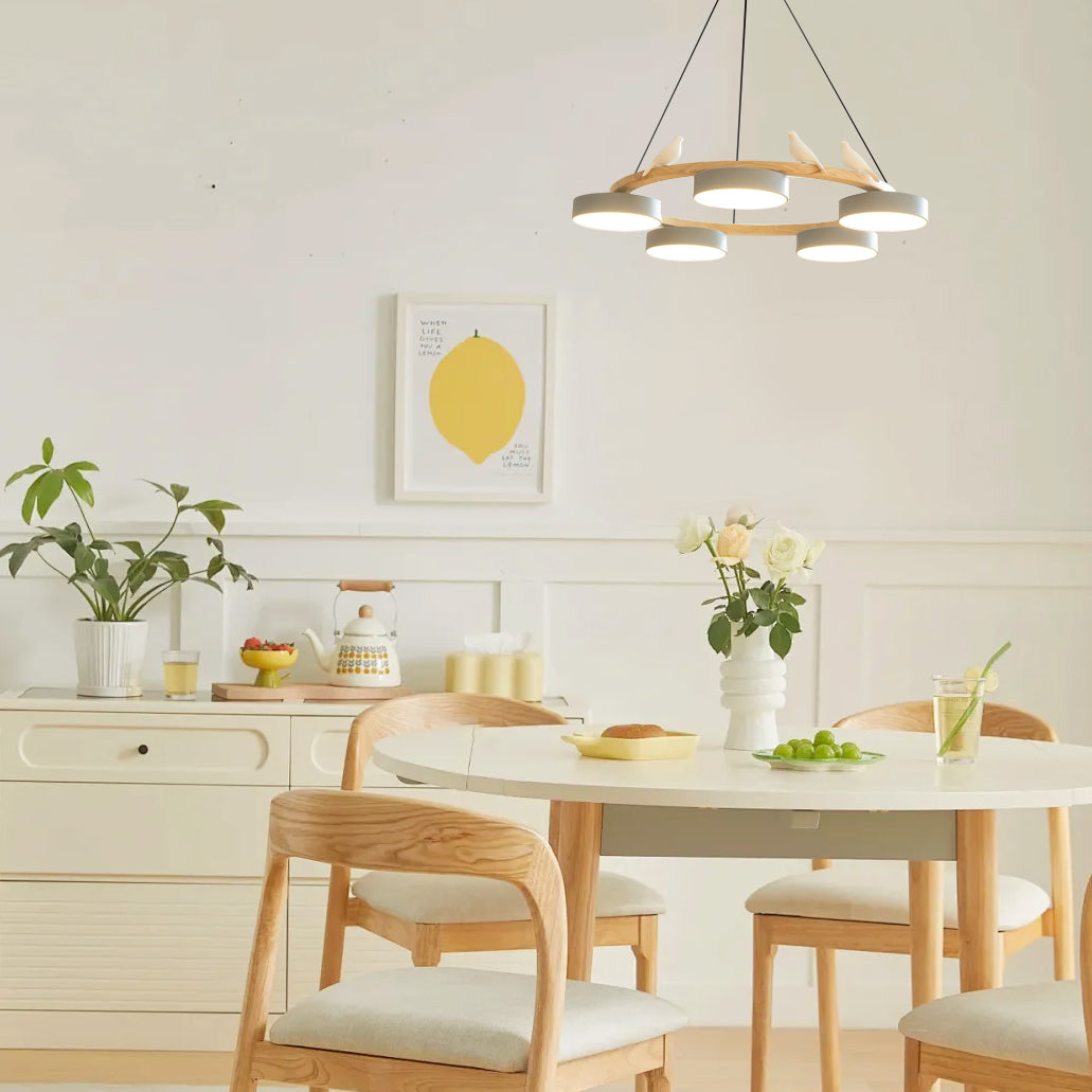 Cliff Chandelier Vogel Rond
