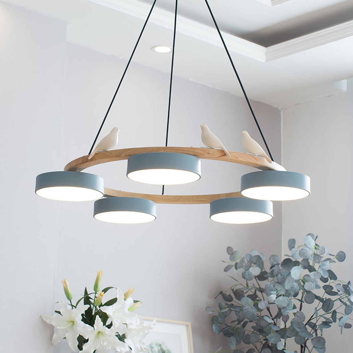 Cliff Chandelier Vogel Rond
