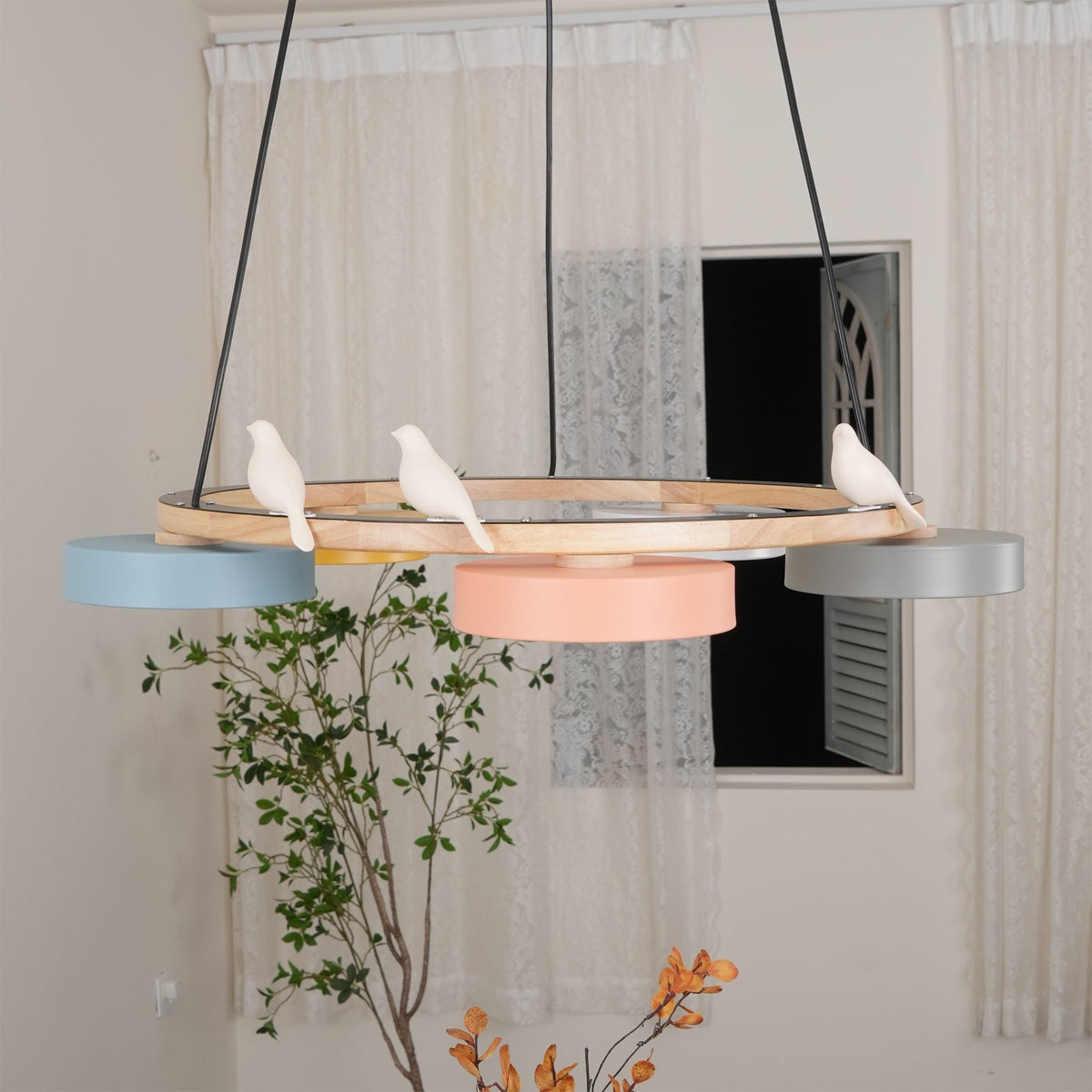 Cliff Chandelier Vogel Rond