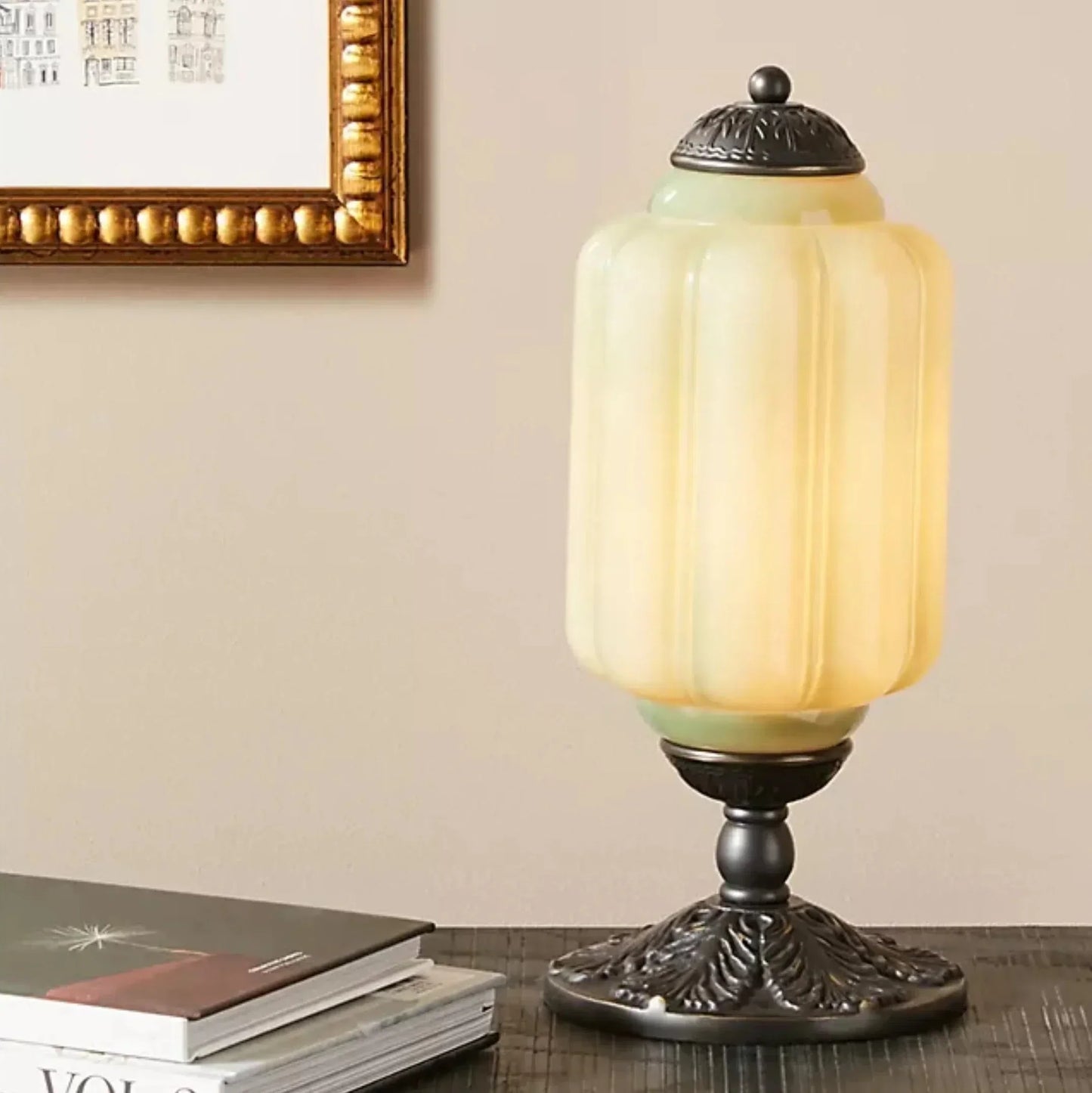 Sif Eloise Vintage Opal Glas Tafellamp