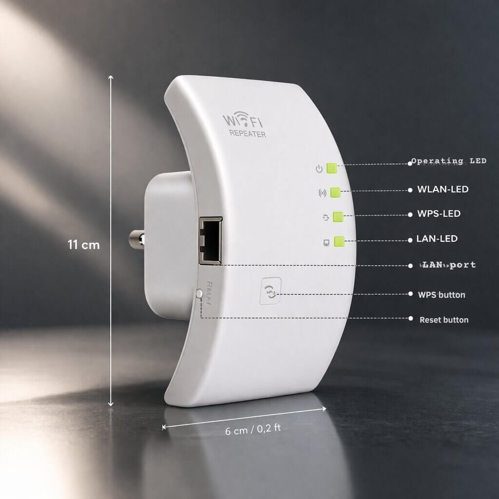 Signaalversterker | Meer Bereik | Eenvoudige Plug and Play Setup | WiFiora