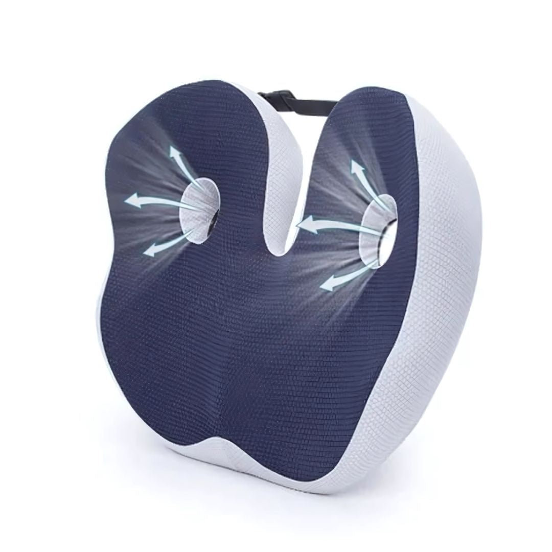 AetherFlex Ergonomisch Geheugenfoam Zitkussen voor Houdingsondersteuning