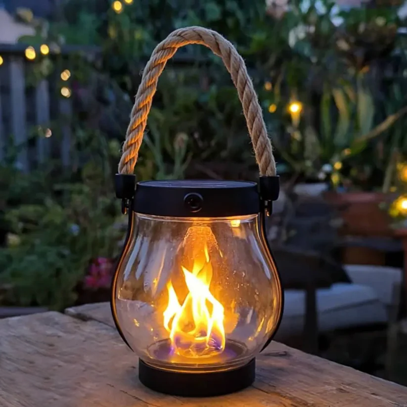 Zonne-Gartenlantaarns | Vlam-effect | Weerbestendig | WildLight
