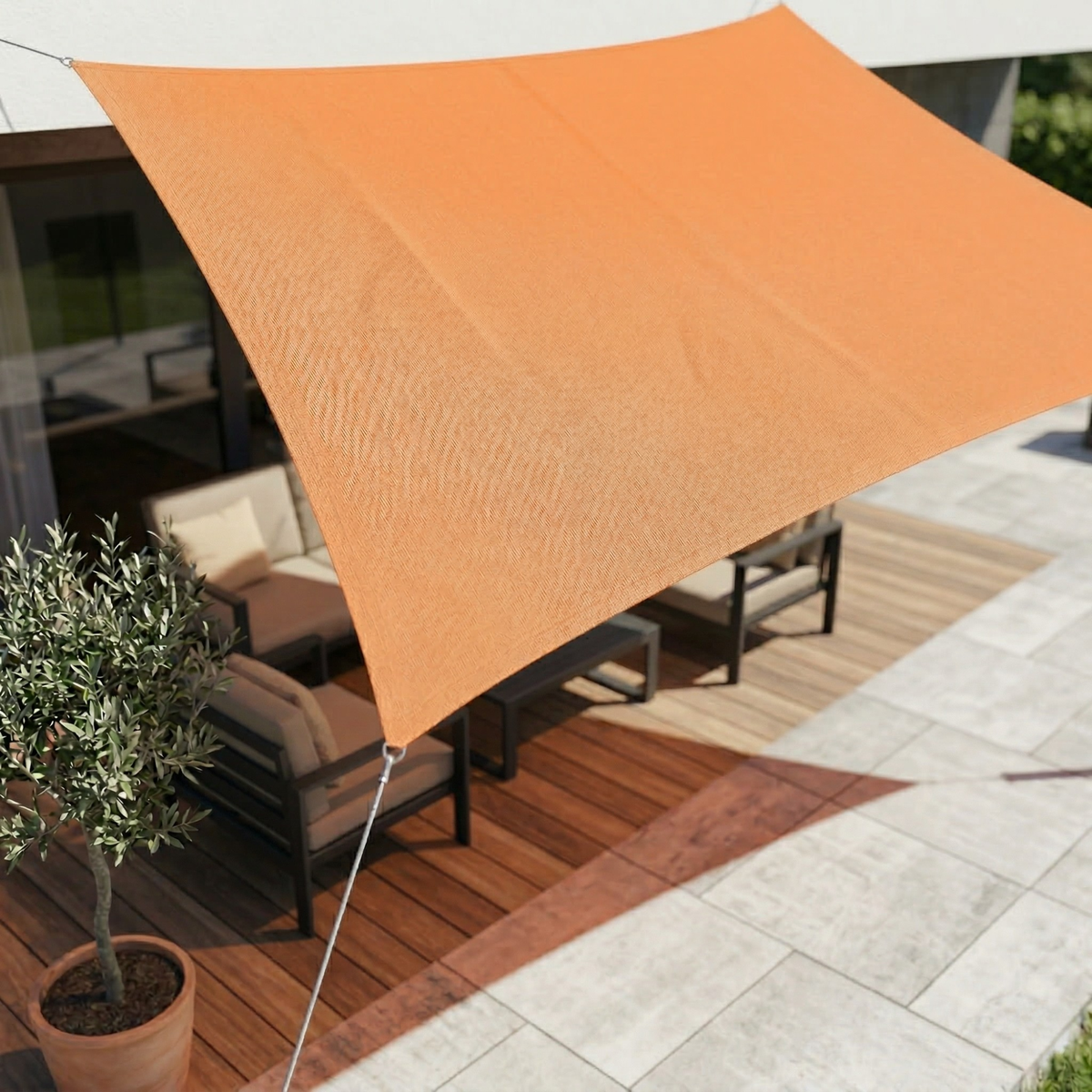 Zonnescherm Rechthoekig Waterdicht | Waterbestendig Buitenstof | UV-Bescherming | SkyCover