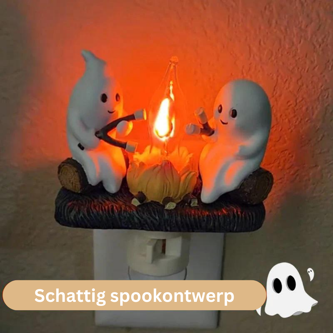 GhostFlame | Het realistische flikkereffect van dit charmante nachtlampje bootst een kampvuur na
