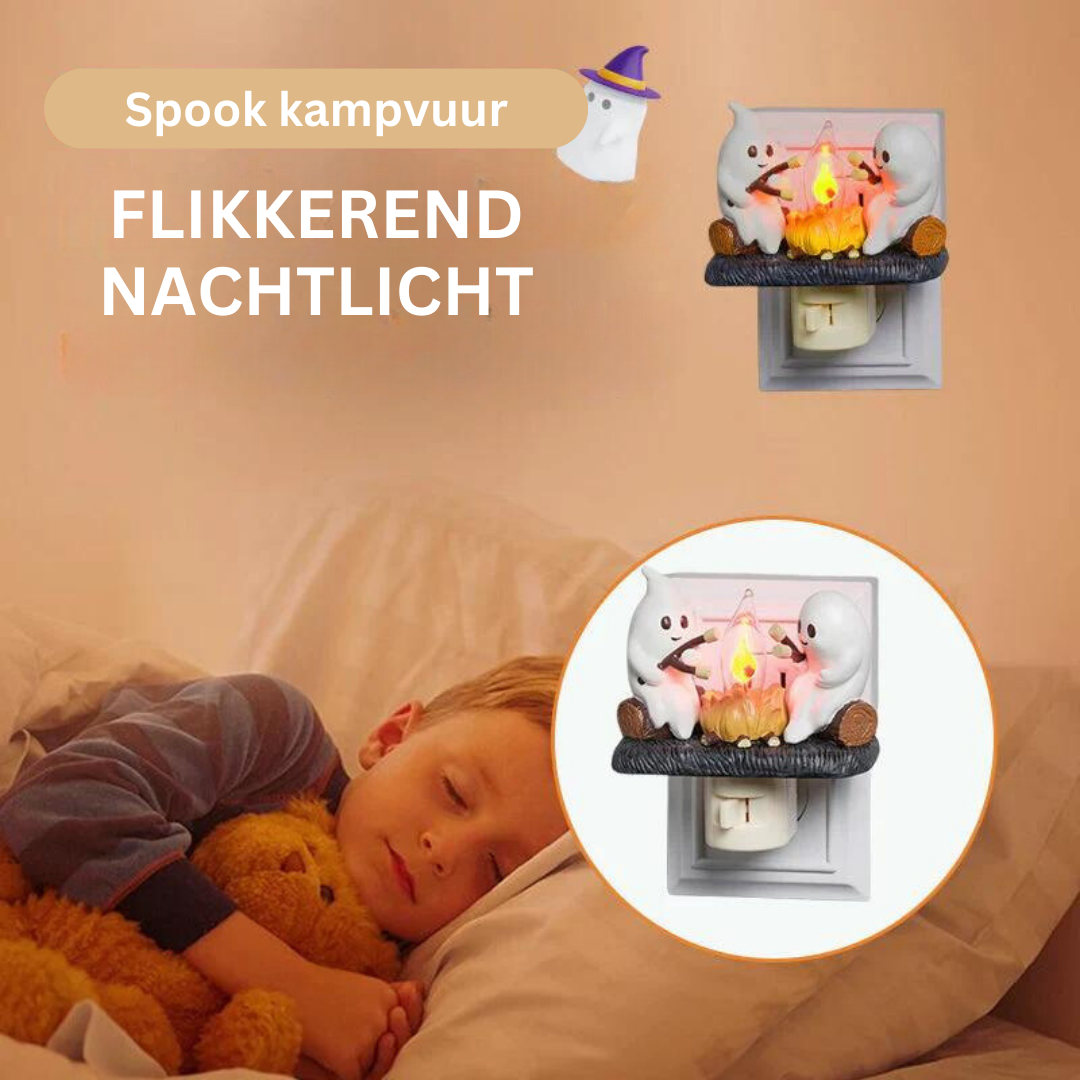 GhostFlame | Het realistische flikkereffect van dit charmante nachtlampje bootst een kampvuur na