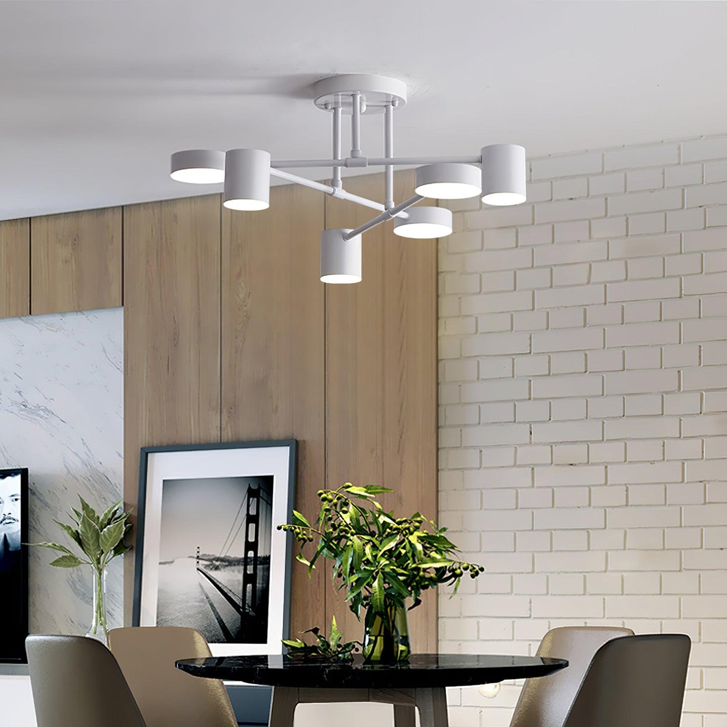 Sputnik Minimalistische Plafondlamp van Acryl
