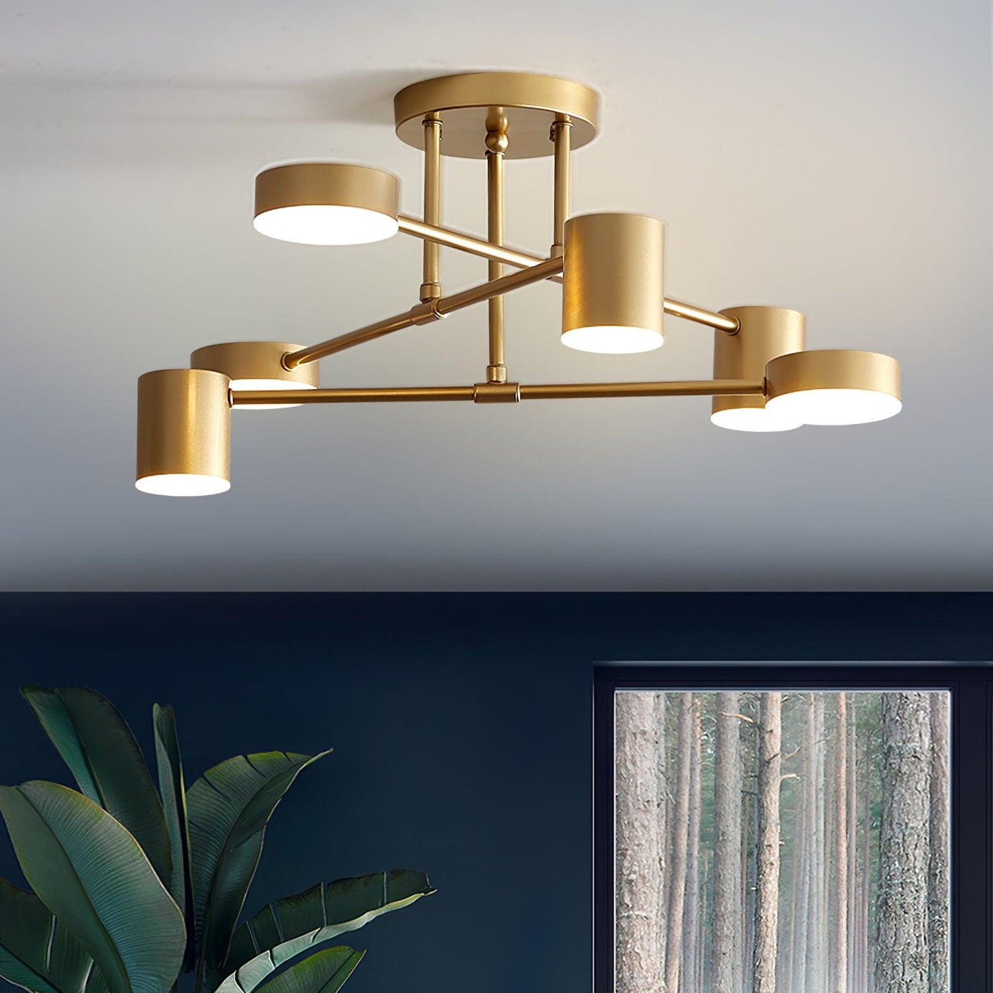 Sputnik Minimalistische Plafondlamp van Acryl
