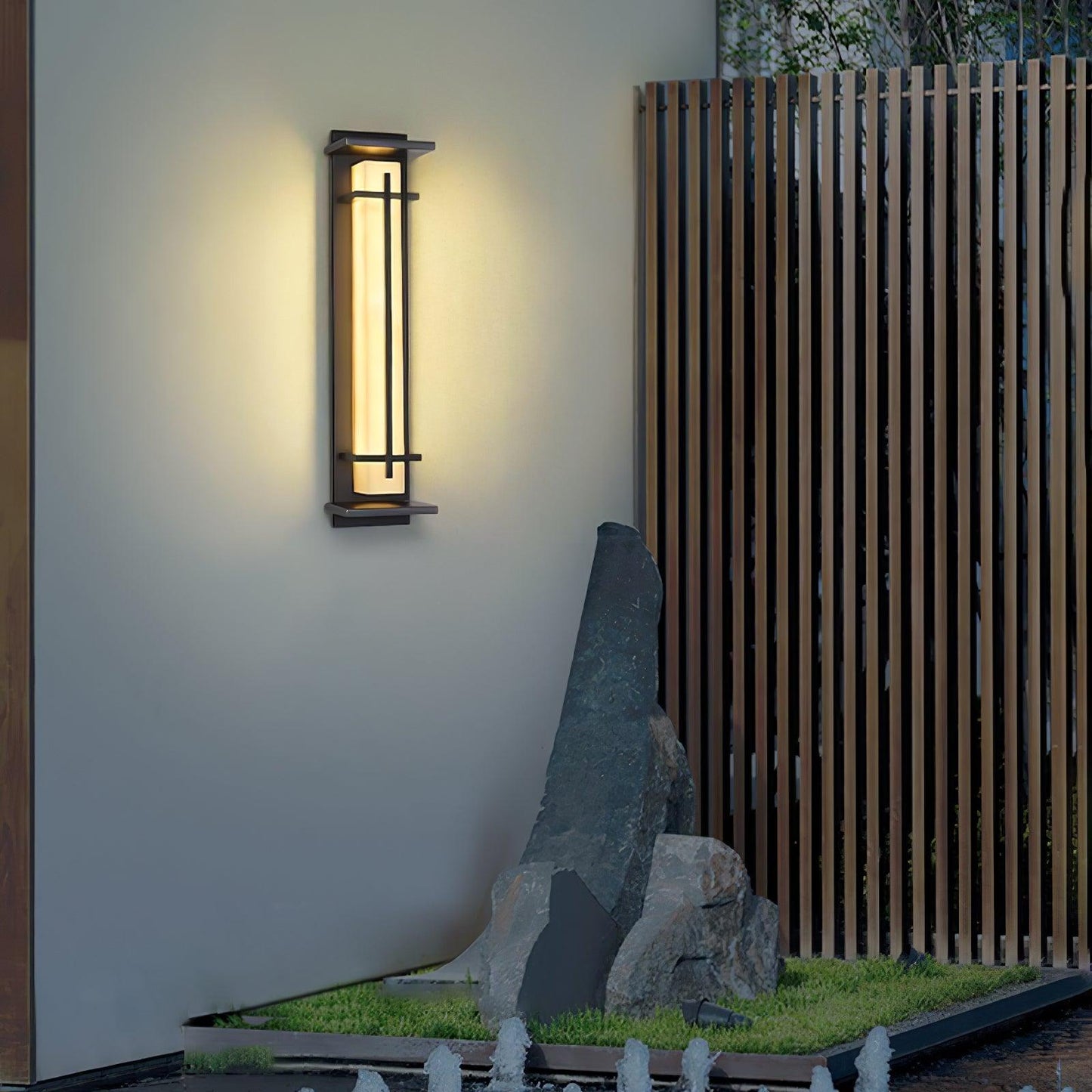 Buitenwandlamp Waterdicht LED Alabaster Stijl Buitenlamp
