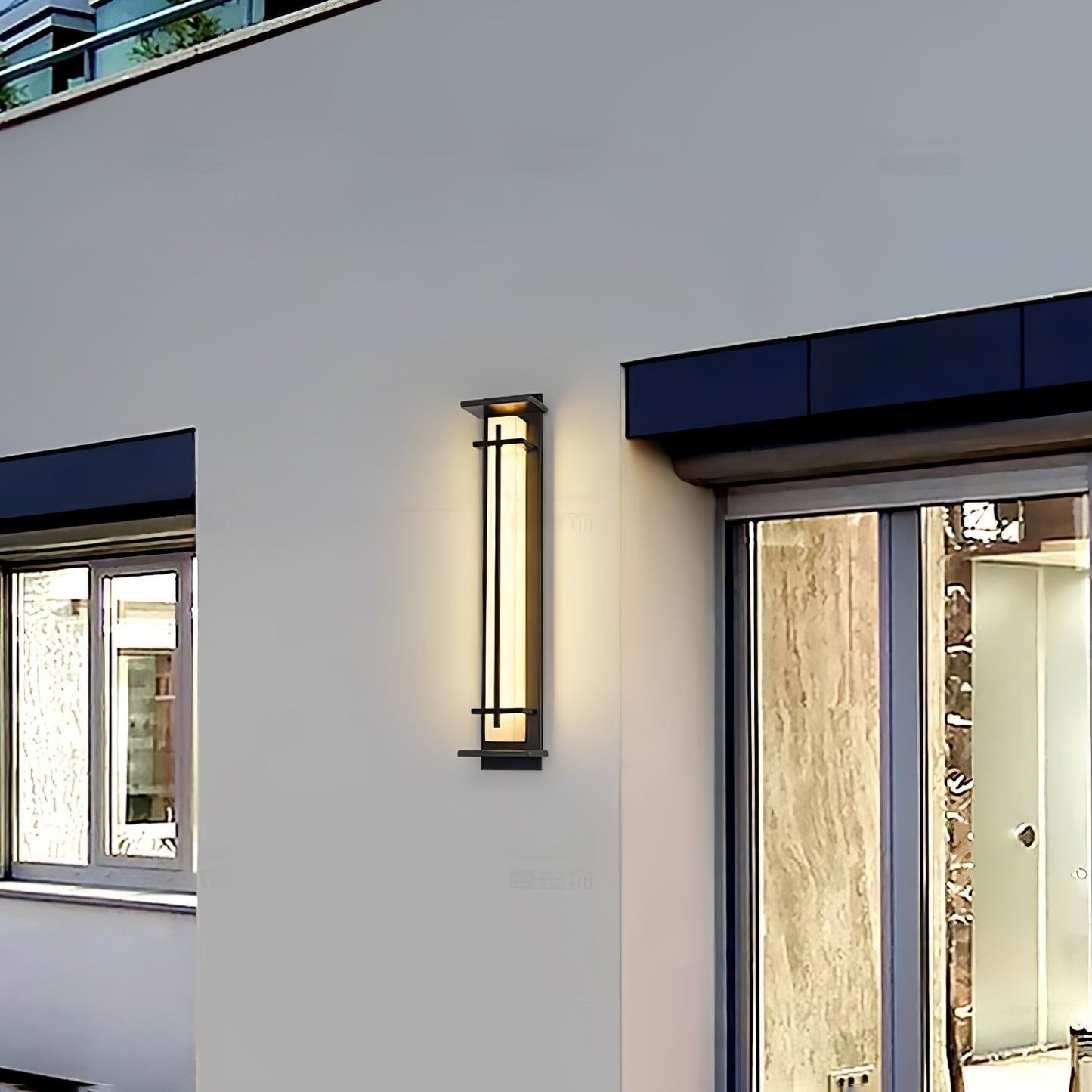 Buitenwandlamp Waterdicht LED Alabaster Stijl Buitenlamp