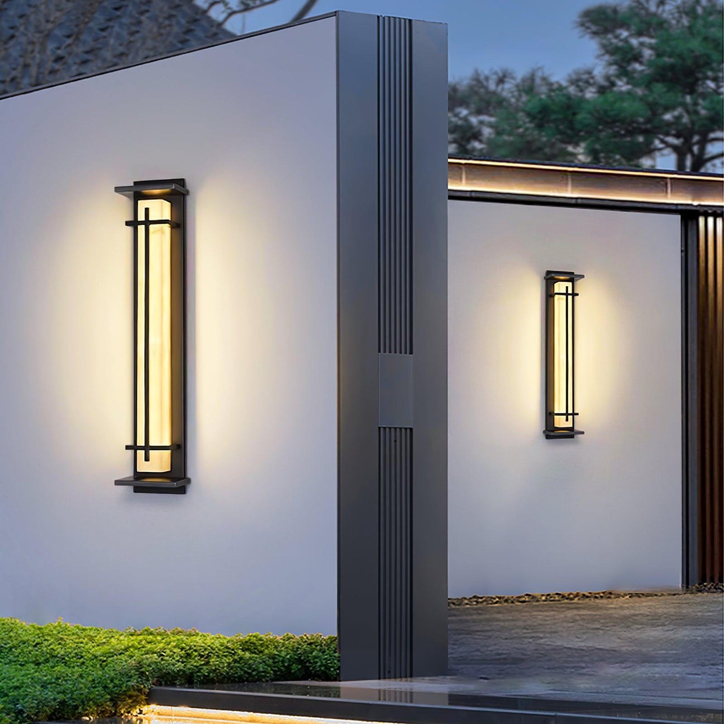 Buitenwandlamp Waterdicht LED Alabaster Stijl Buitenlamp