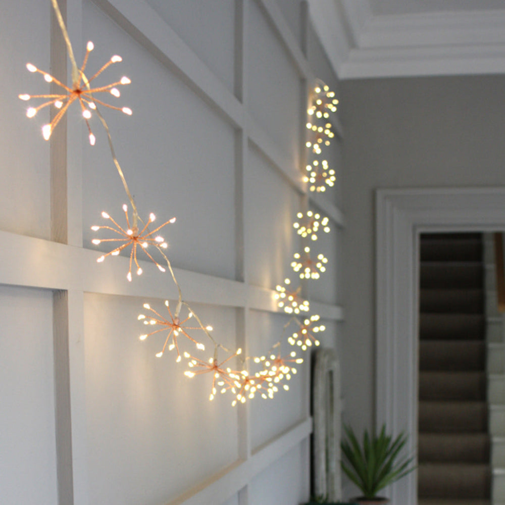 Starburra - Starburst-Lichterketting van koper