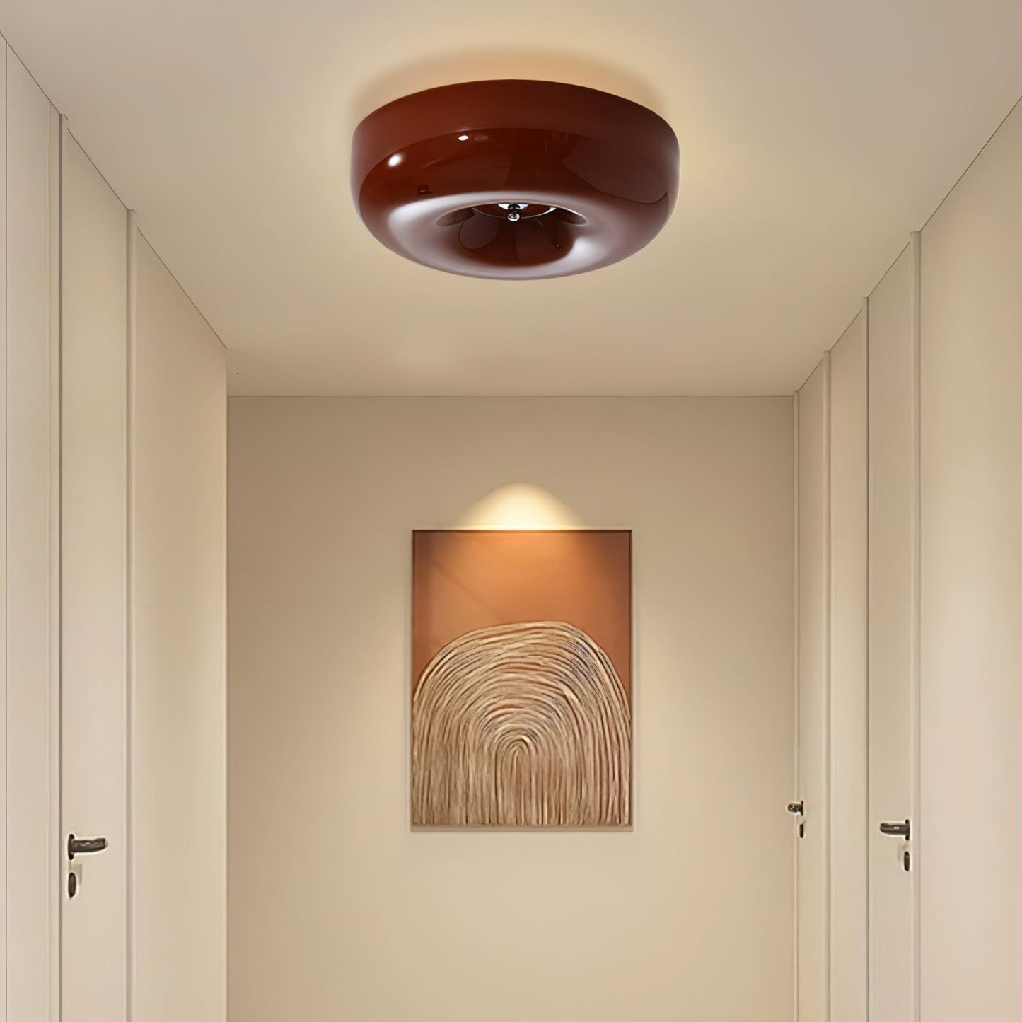 Afralia Moderne Plafondlamp van Draaiglas