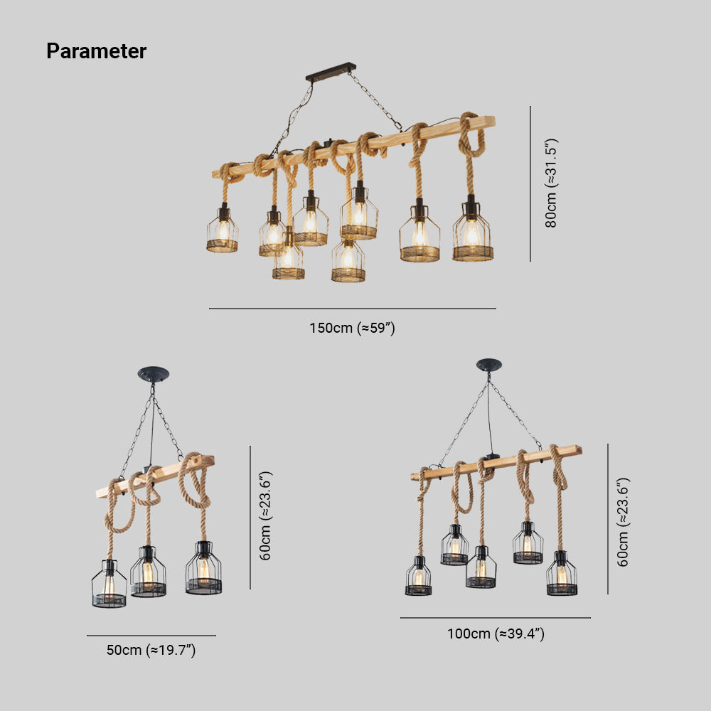 Epoch Retro Industriële LED Hanglamp in Zwart Metaal, Voor Bar