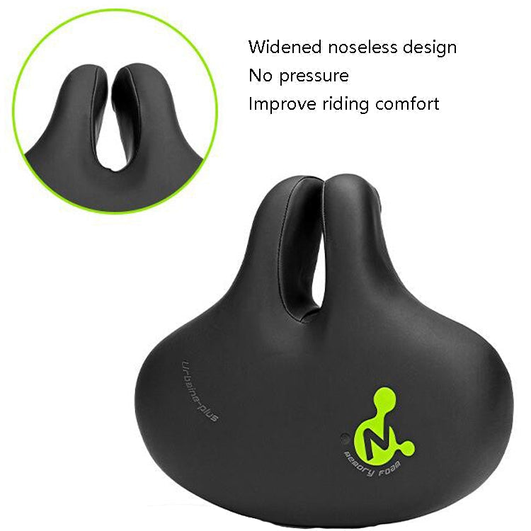 Fiets Zonder Neus Mountainbike Zadel Comfortabele Schokdemping Fiets Outdoor Fietsaccessoires Zadel (Zwart)