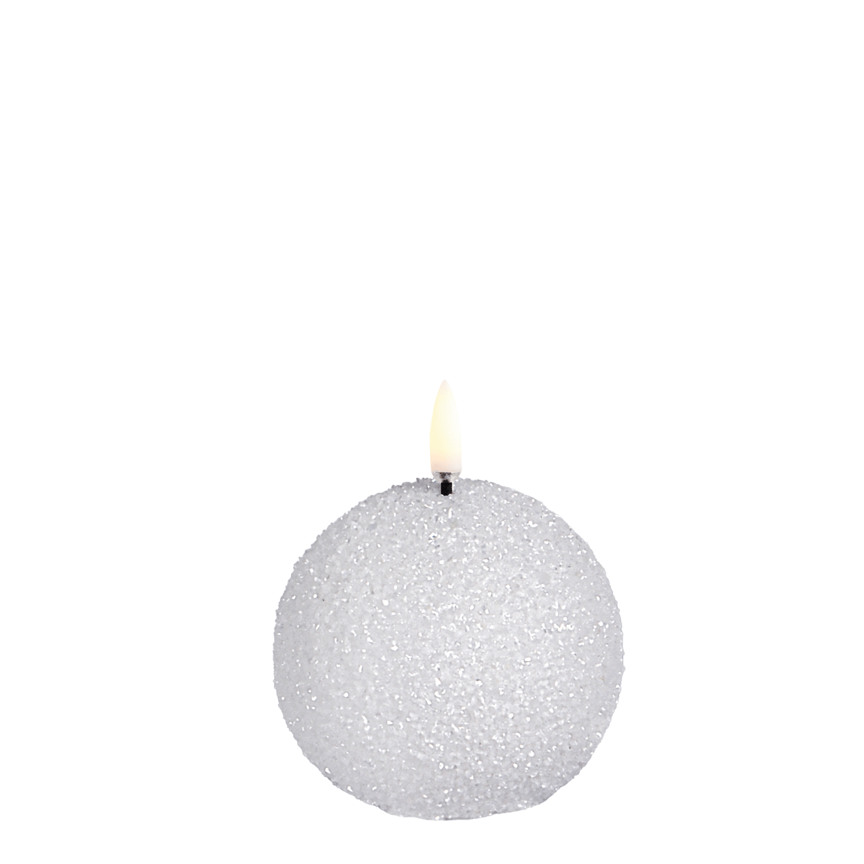 Brehn | WinterShine – Elegante LED Kaars in Sneeuwbol-Design