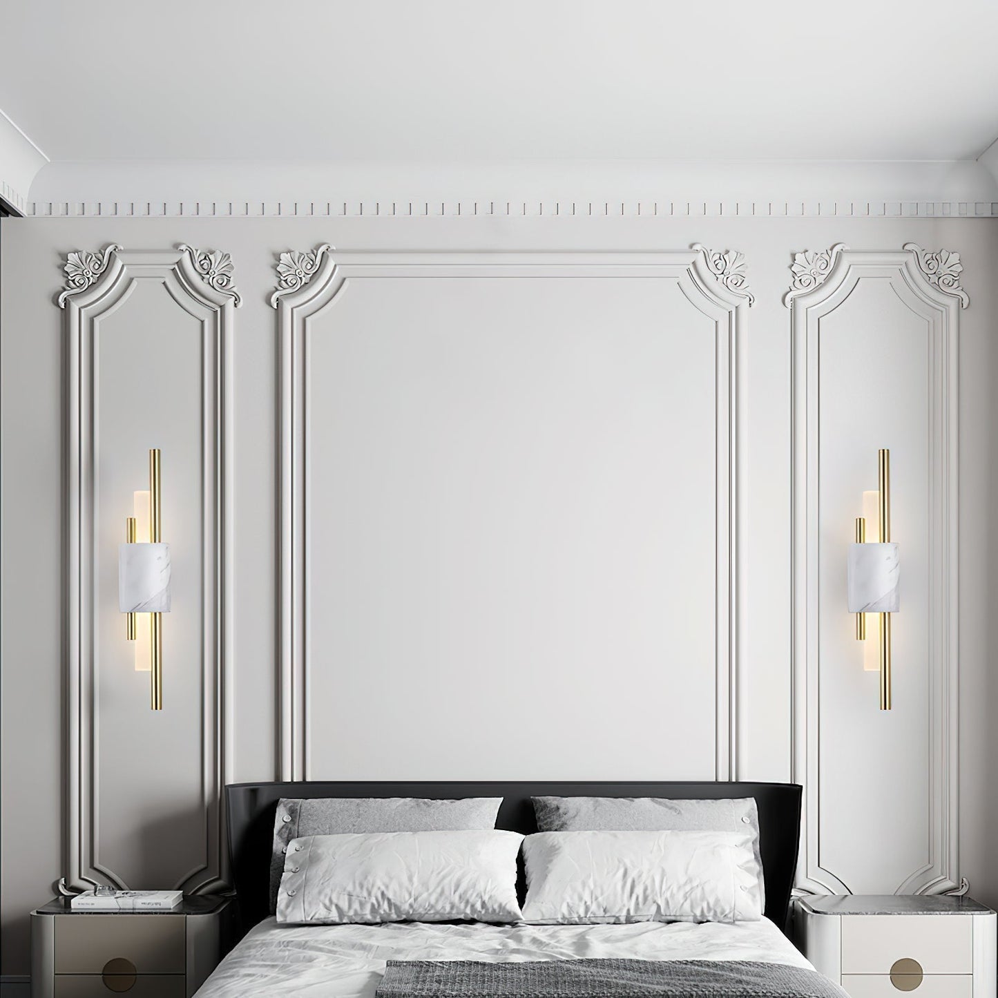 Mildred Muurverlichting in Premium Marmer Nordic
