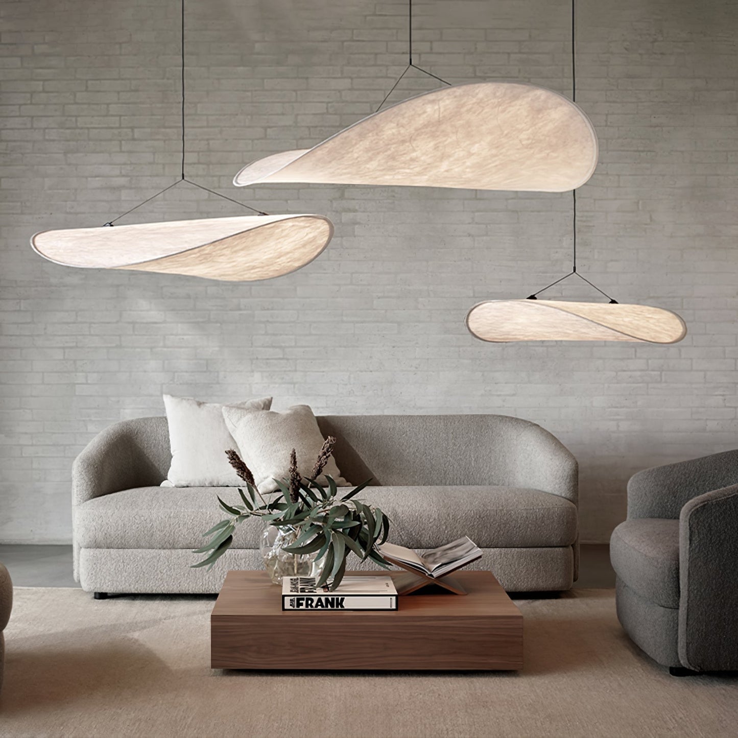 Sereca Hanglamp van Papier en Glasvezel