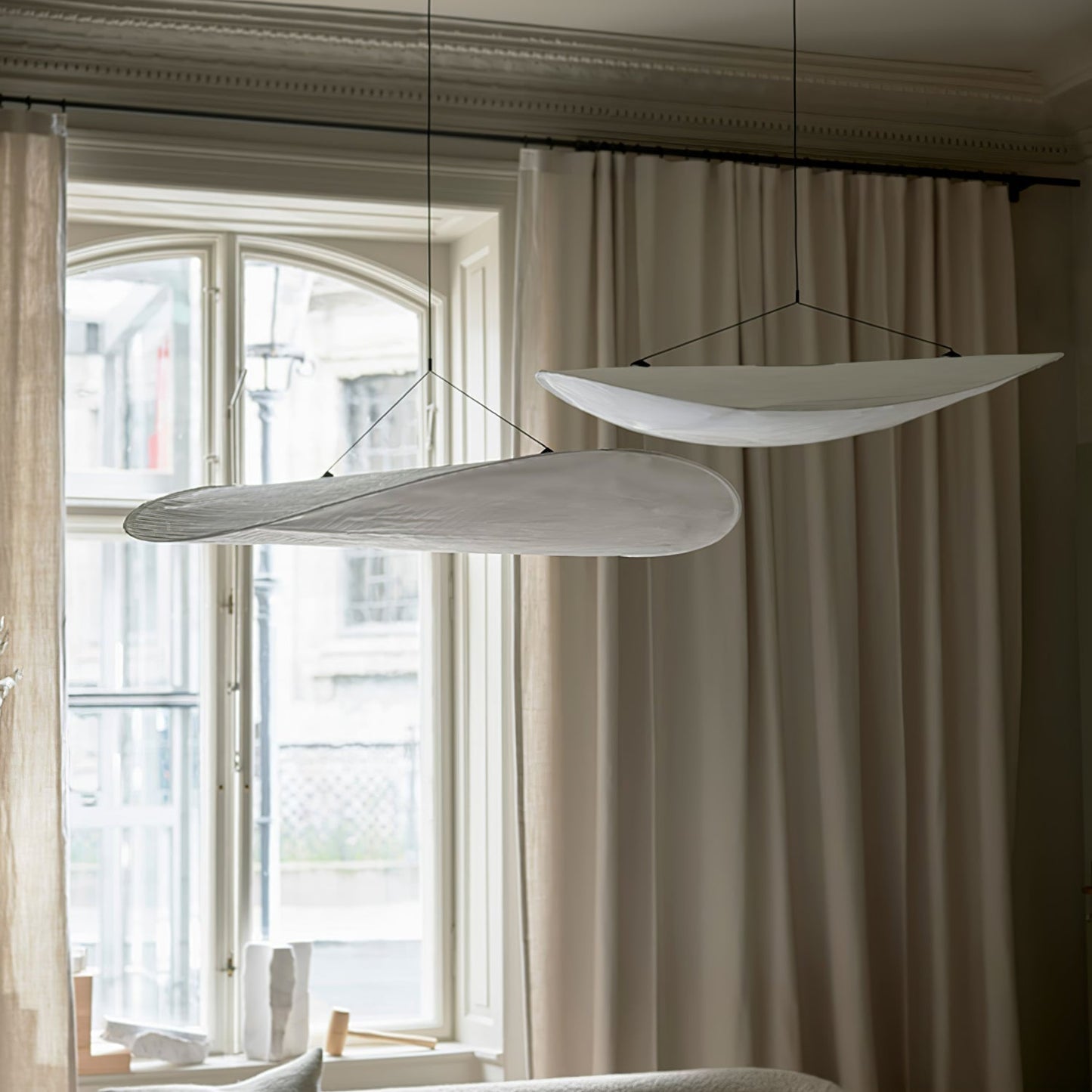 Sereca Hanglamp van Papier en Glasvezel