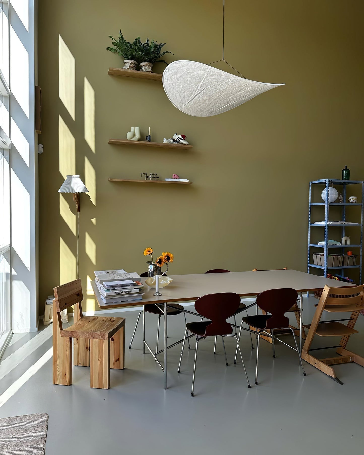 Sereca Hanglamp van Papier en Glasvezel