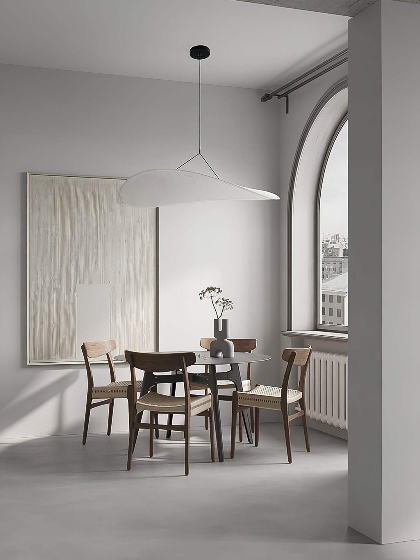 Sereca Hanglamp van Papier en Glasvezel