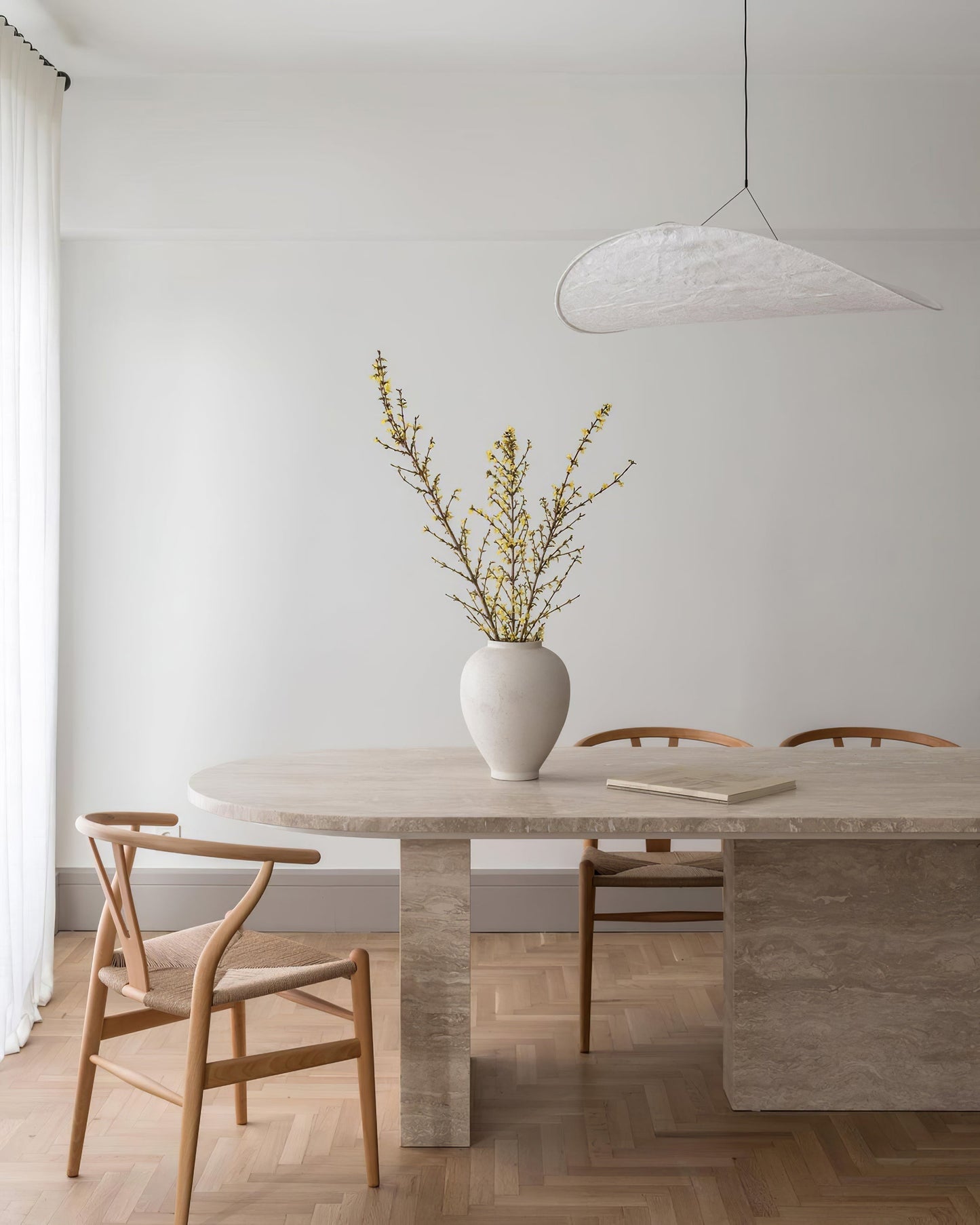 Sereca Hanglamp van Papier en Glasvezel