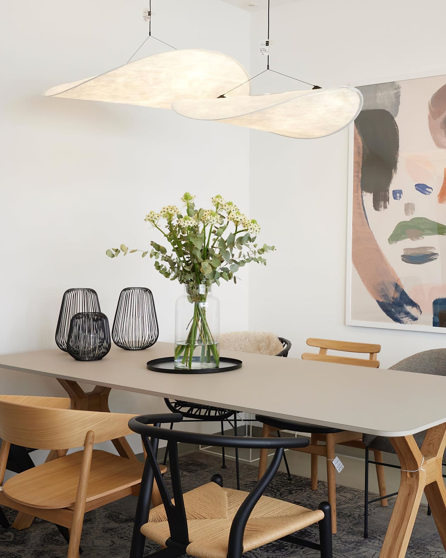 Sereca Hanglamp van Papier en Glasvezel