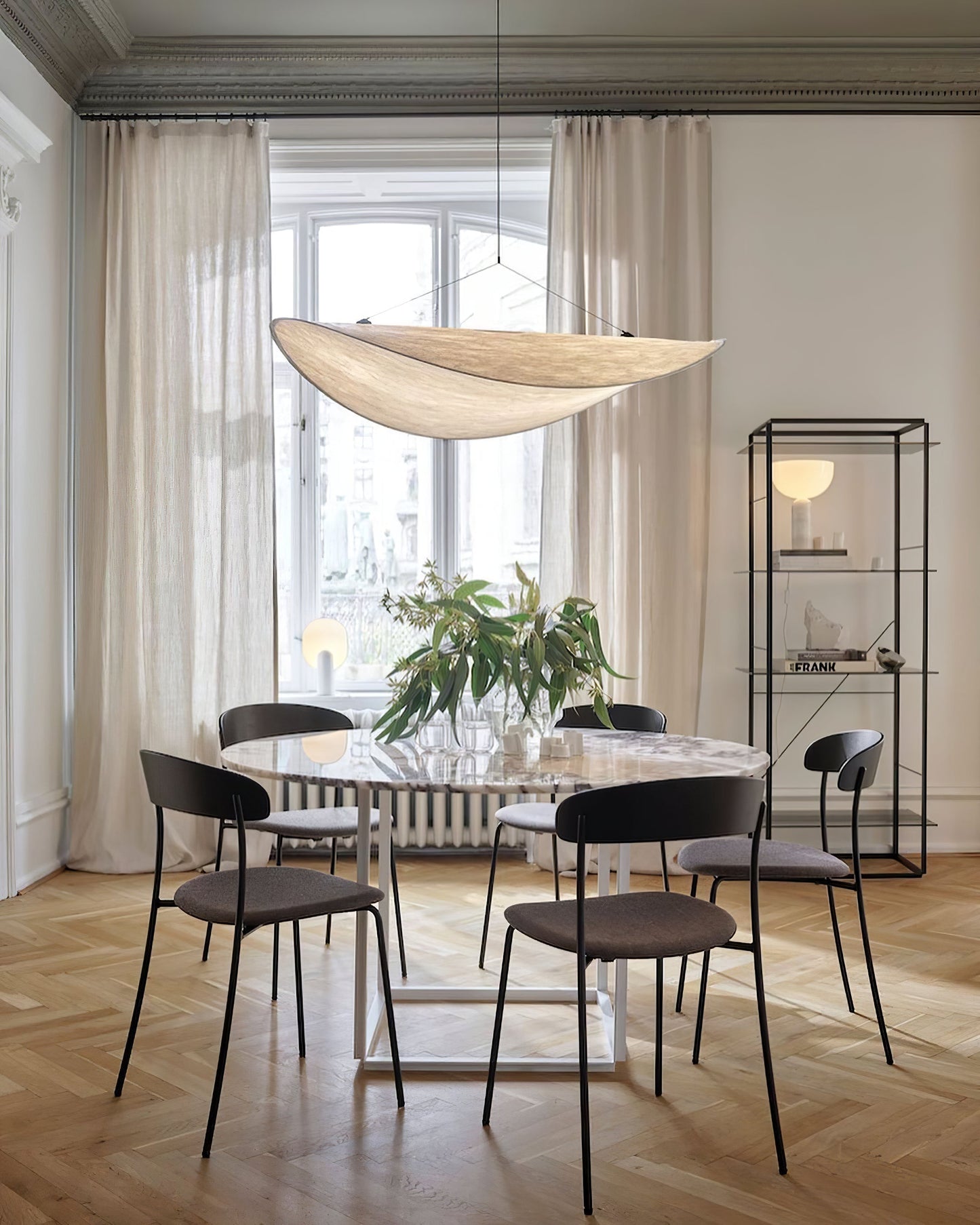 Sereca Hanglamp van Papier en Glasvezel