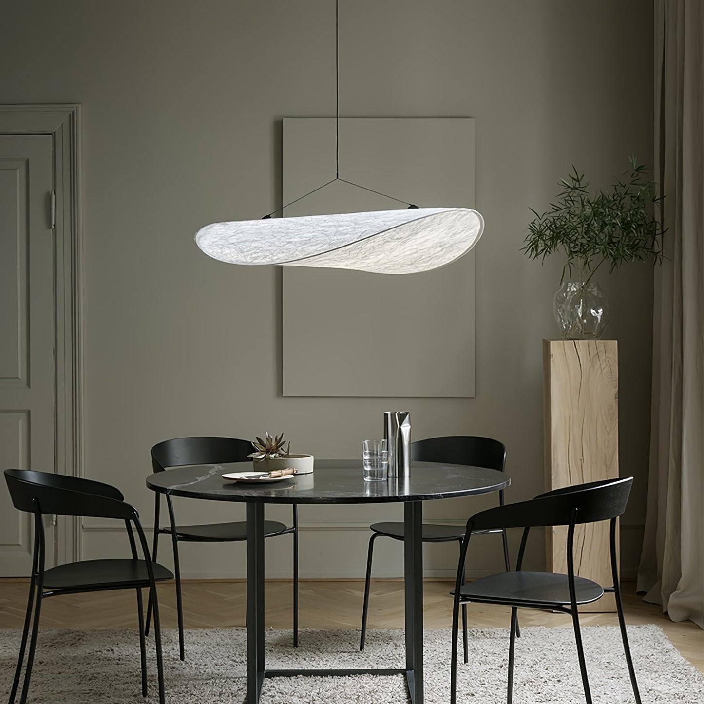 Sereca Hanglamp van Papier en Glasvezel