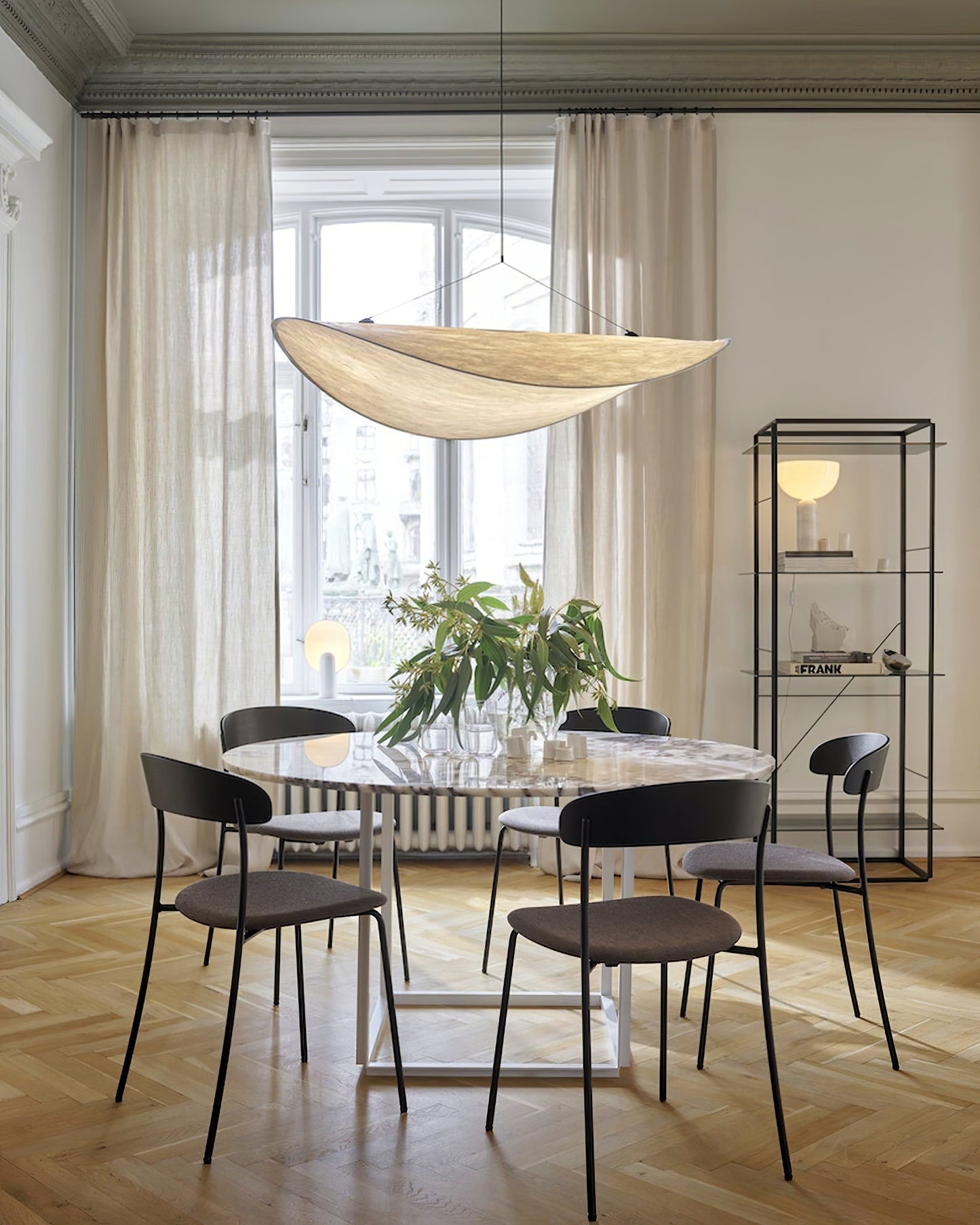 Sereca Hanglamp van Papier en Glasvezel