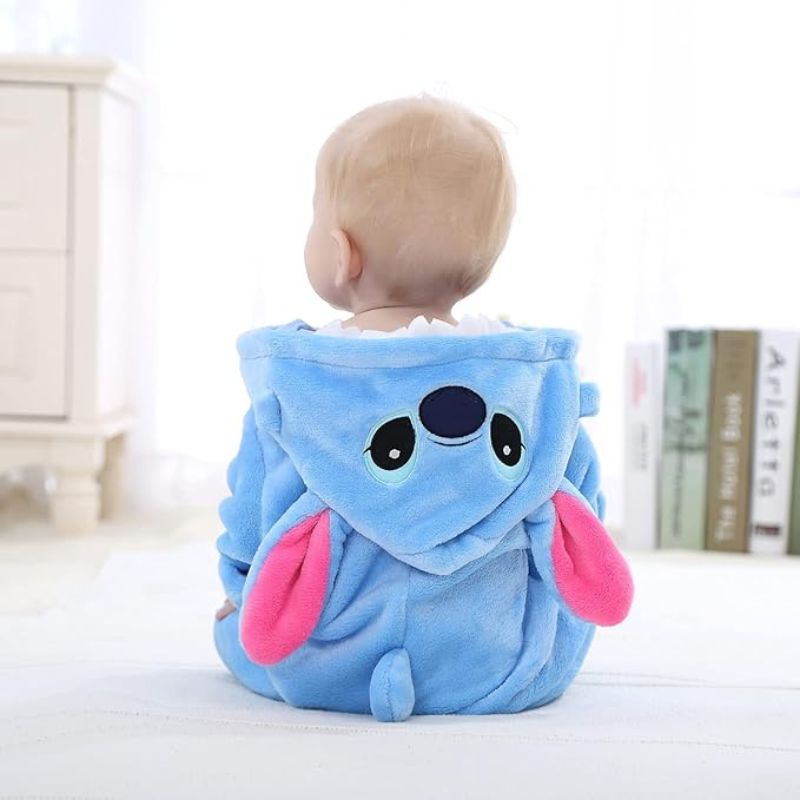 Peuter Jumpsuit Dierenthema Zachte Katoen Hypoallergene Fleece
