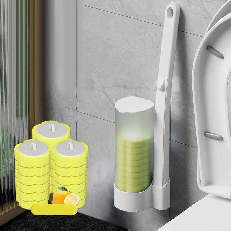 Wegwerp Toiletborstel | Antibacterieel | Hygiënische Sponskoppen | CleanClick