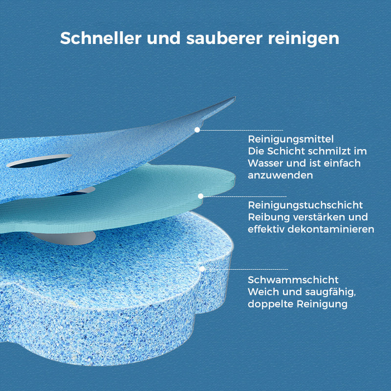 Wegwerp Toiletborstel | Antibacterieel | Hygiënische Sponskoppen | CleanClick