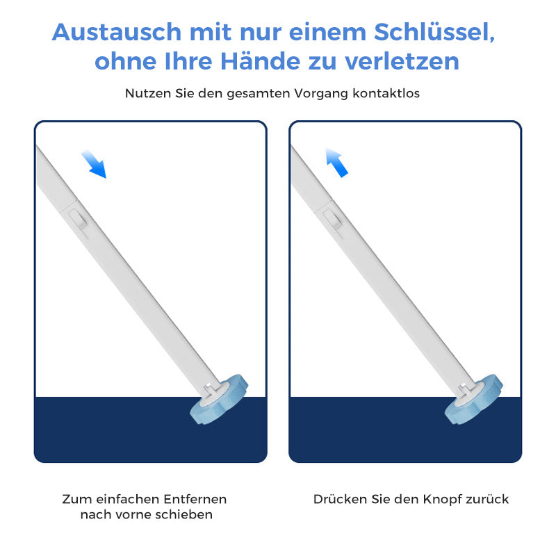 Wegwerp Toiletborstel | Antibacterieel | Hygiënische Sponskoppen | CleanClick
