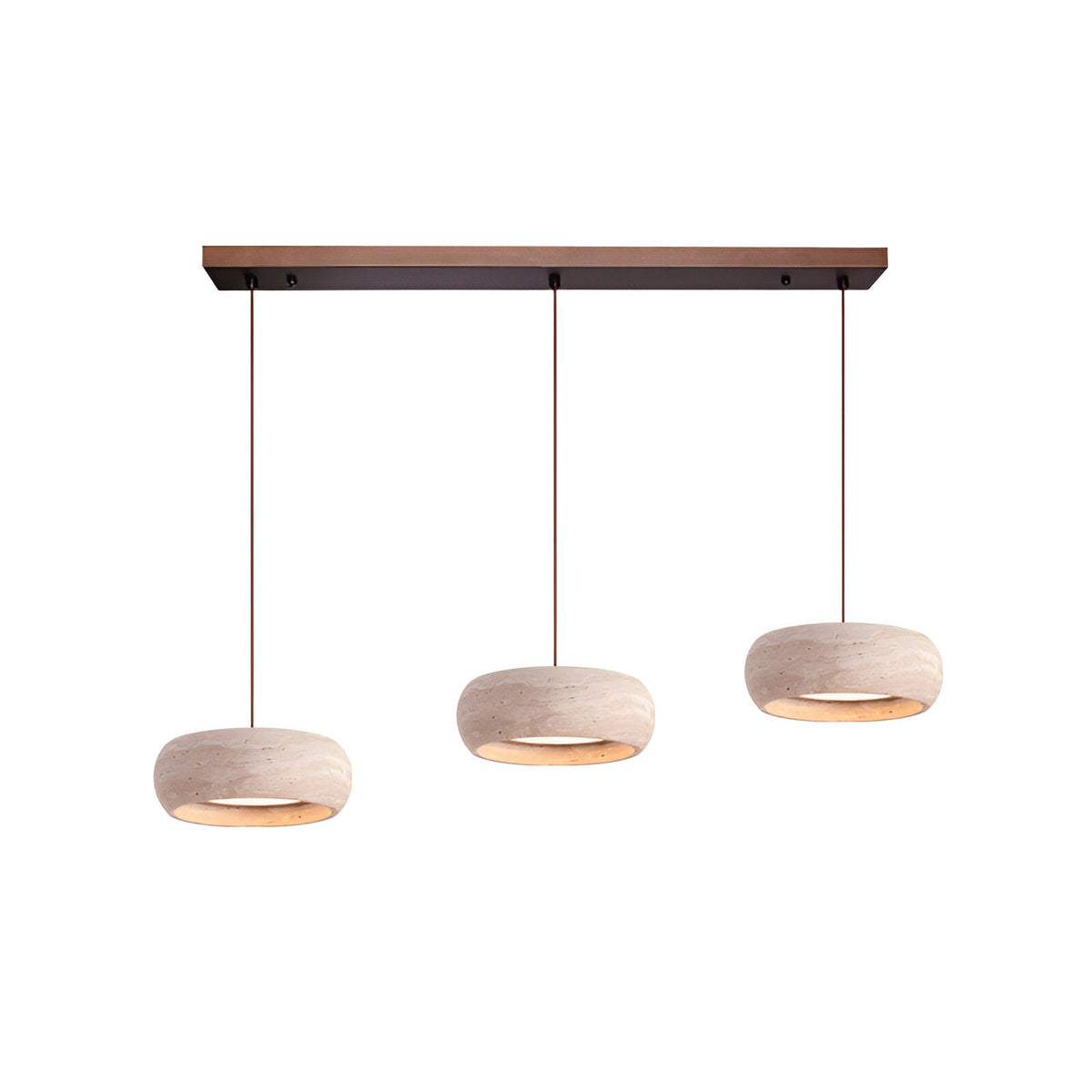 Wabi Sabi Stijl Travertijn Steen Hanglamp