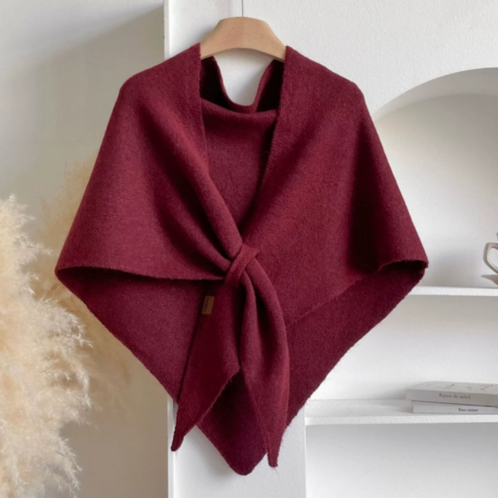 Driehoekige Zachte Poncho Sjaal Cape