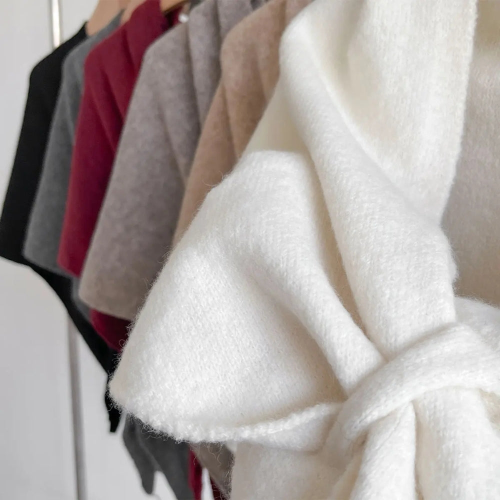 Driehoekige Zachte Poncho Sjaal Cape